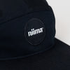 Niima 5-Panel Camper Hat in Black